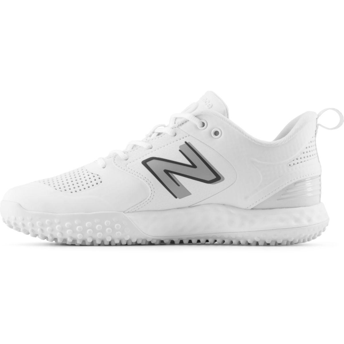 New Balance 3000 v6 White Turf Shoes | Better Baseball