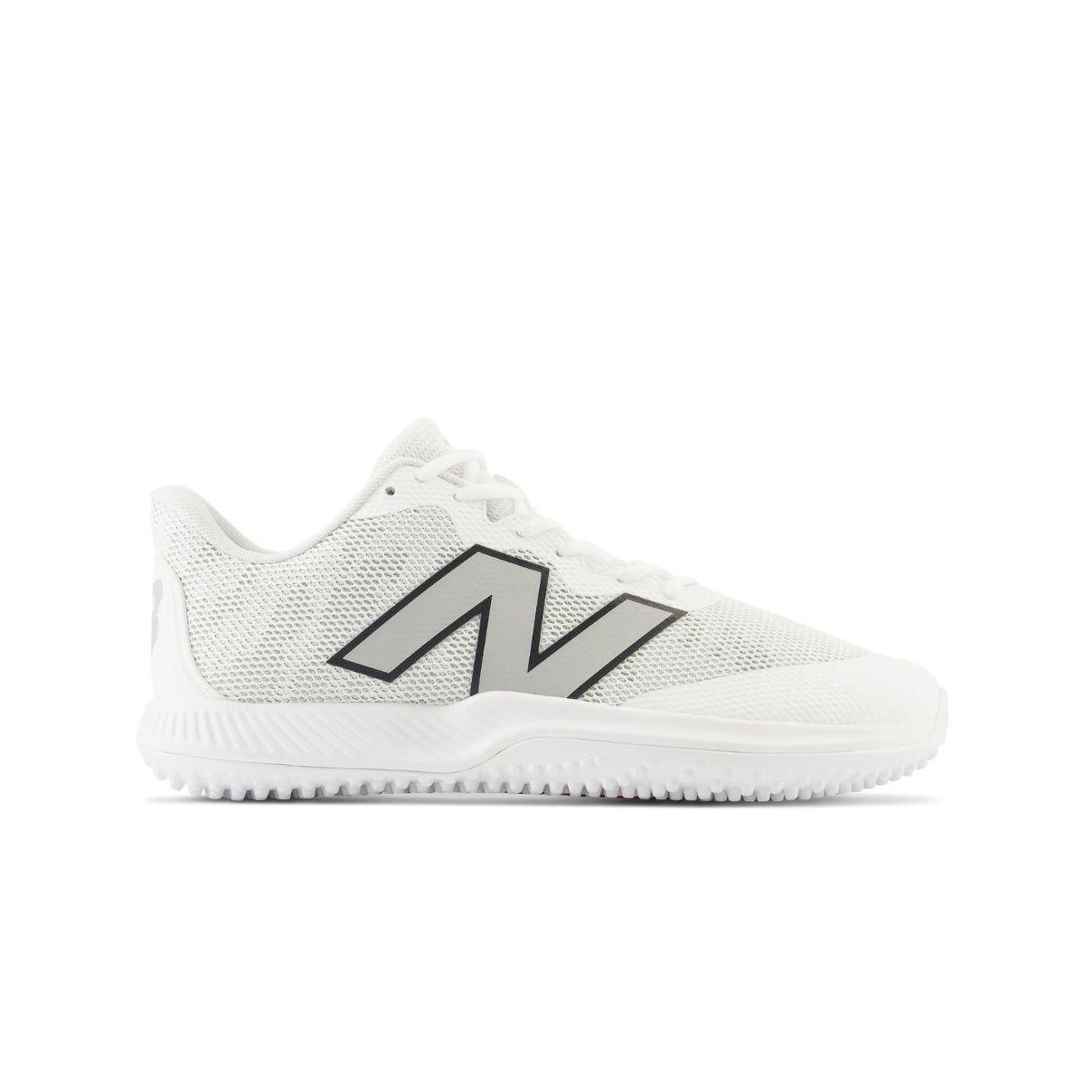 New Balance T4040v7 White Turf Shoes: T4040W7