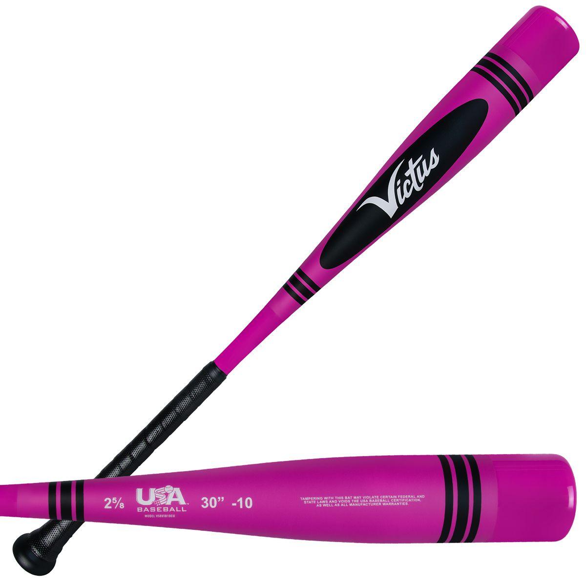 2025 Victus Vibe Pink Crayon Drop 10 USA Baseball Bat