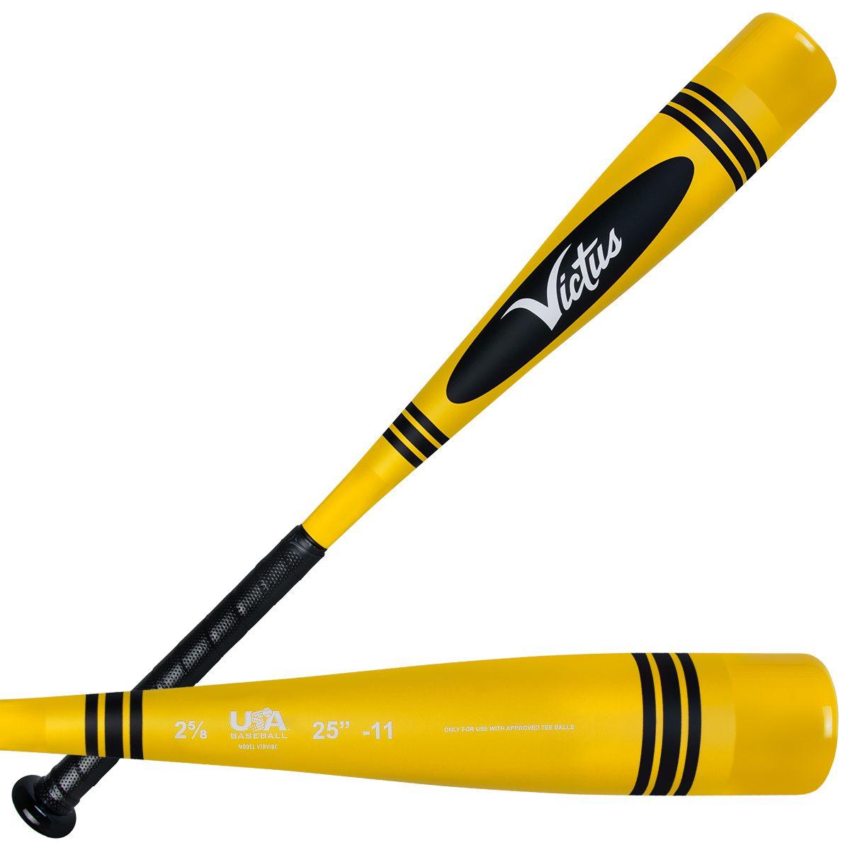 2025 Victus Vibe Yellow Crayon Drop 11 USA Tee Ball Bat