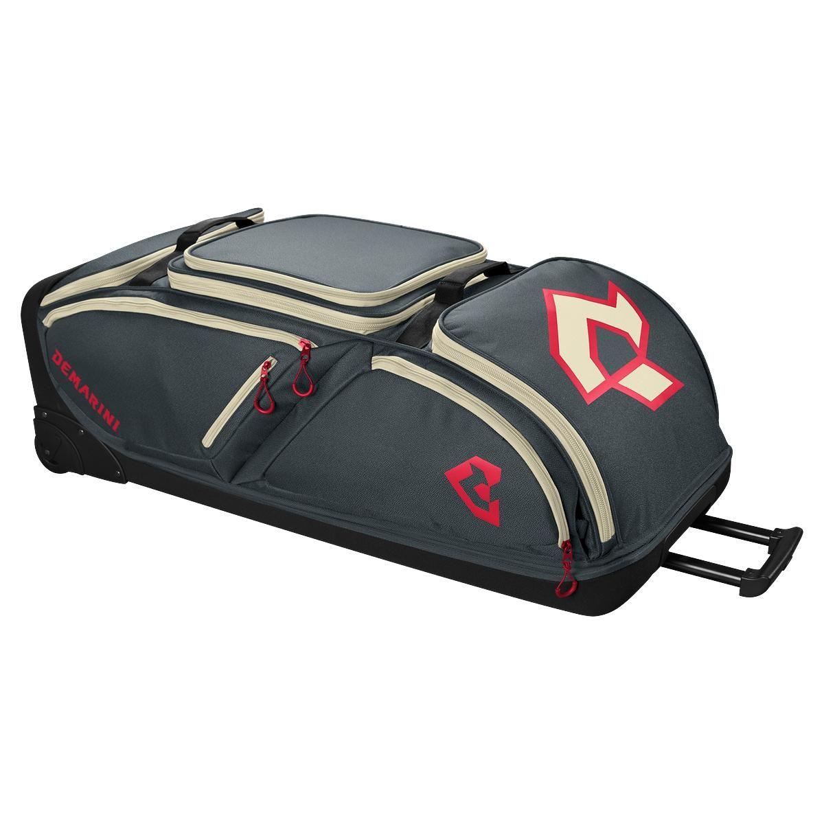 DeMarini Spectre V2 Wheeled Bag grey/red