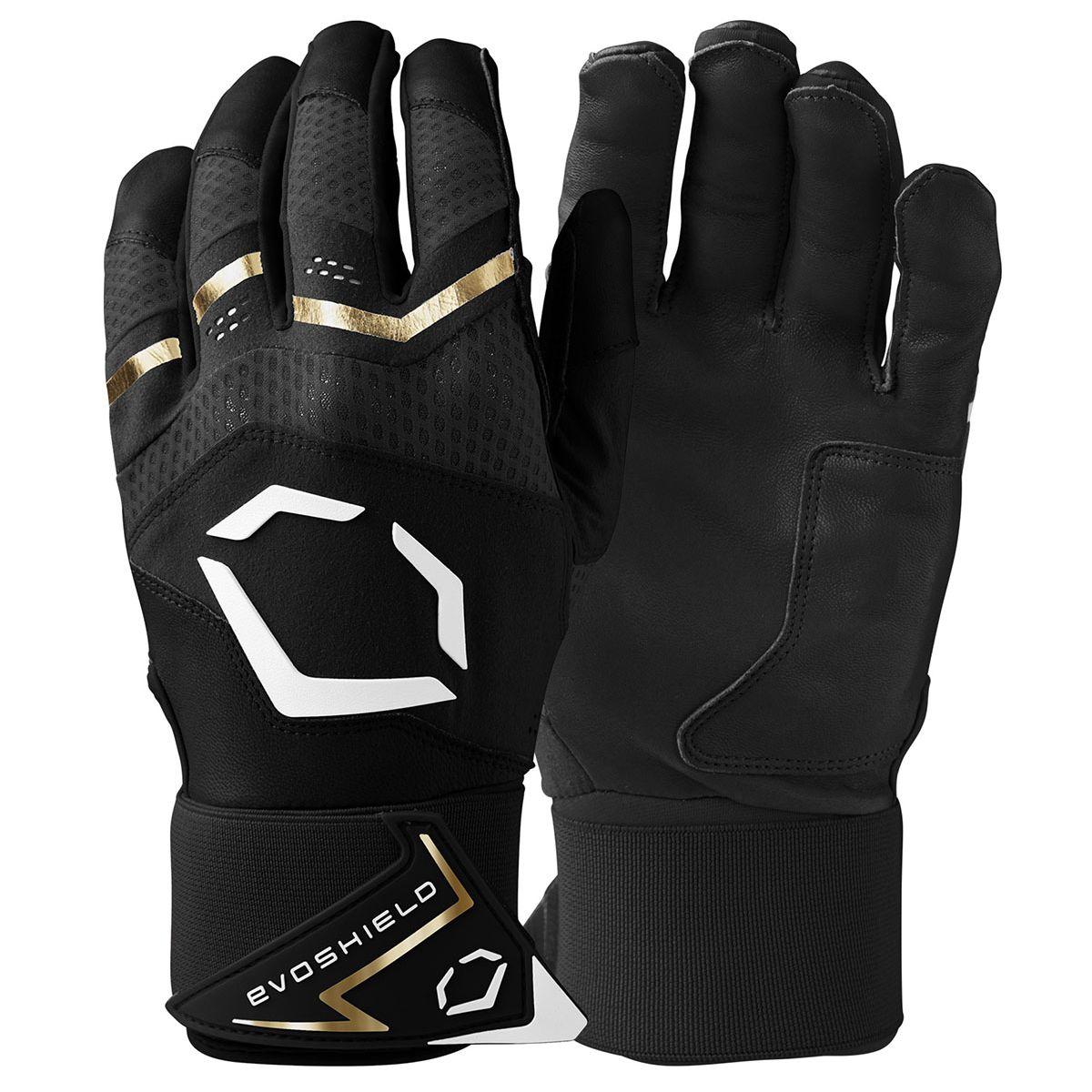 EvoShield Carbyne w/ Strap Youth Batting Gloves black