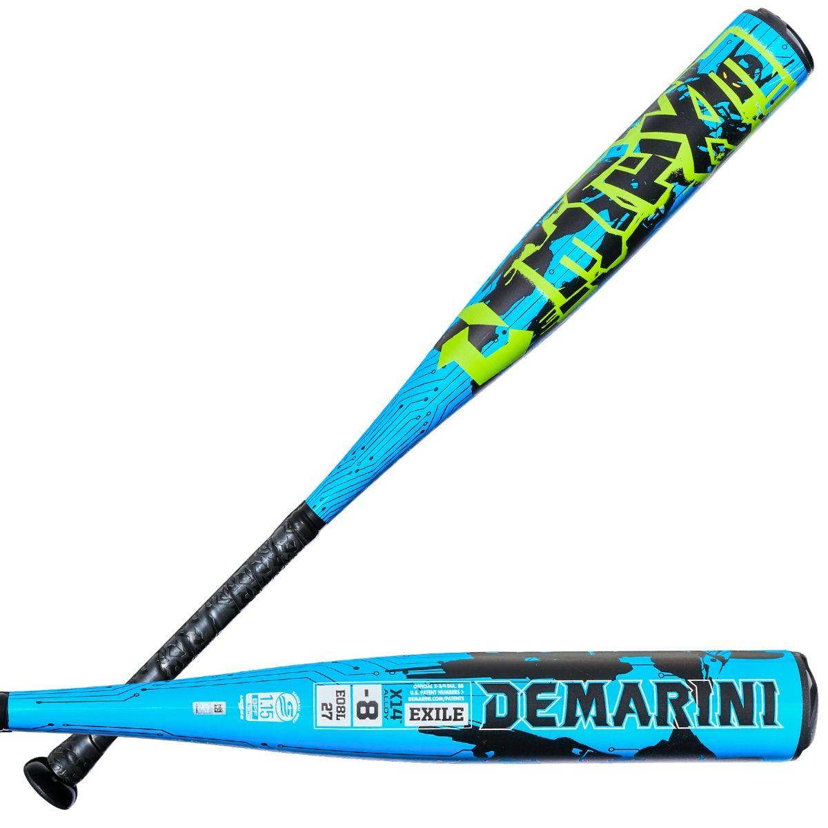 2027 DeMarini Exile Drop 8 USSSA Baseball Bat