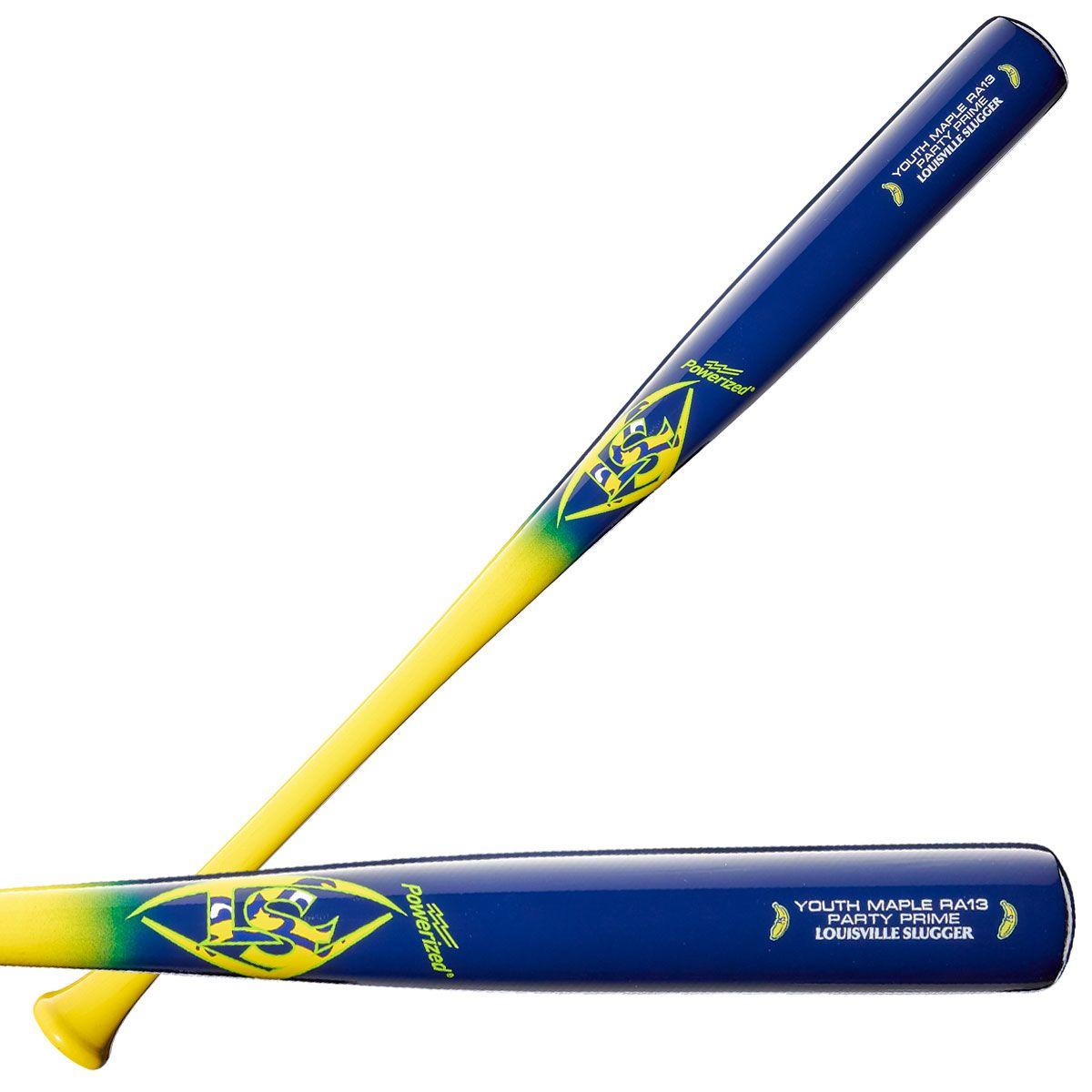Louisville Slugger Prime RA13 Savannah Bananas Youth Maple Wood Bat