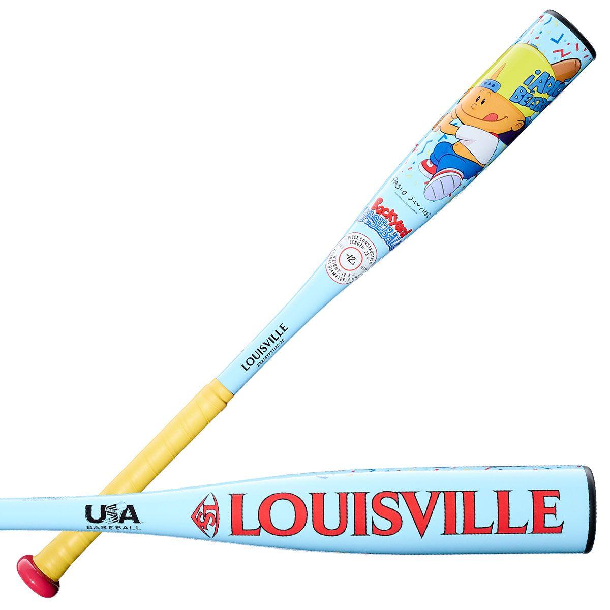 2026 Louisville Slugger Backyard Baseball Pablo Atlas Drop 12.5 USA Tee Ball Bat