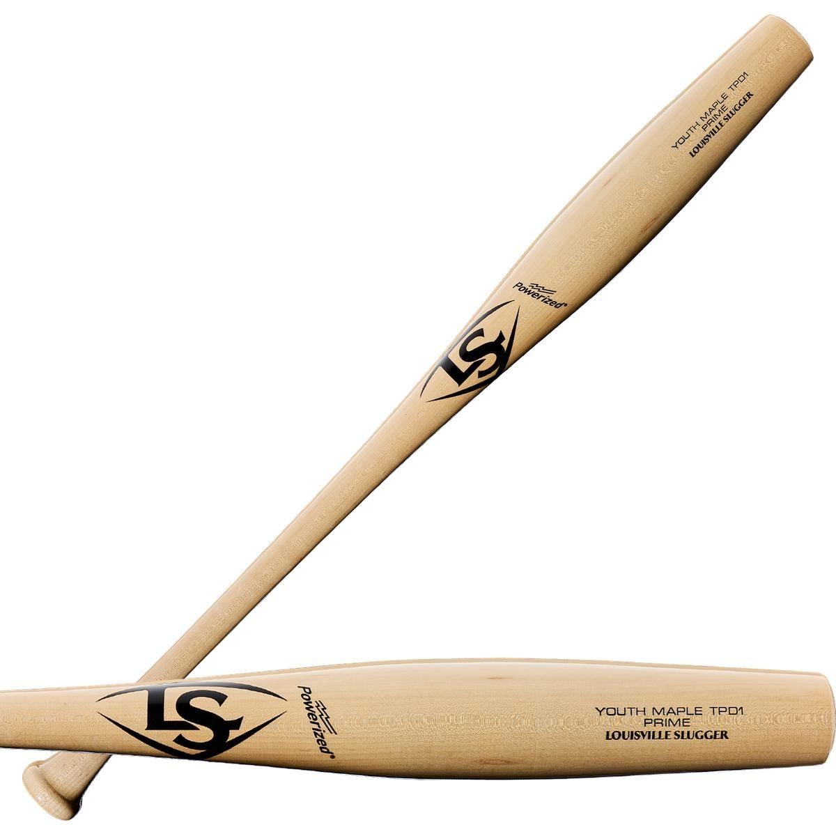 Louisville Slugger Youth Prime TPD1 Natural Maple Wood Baseball Bat