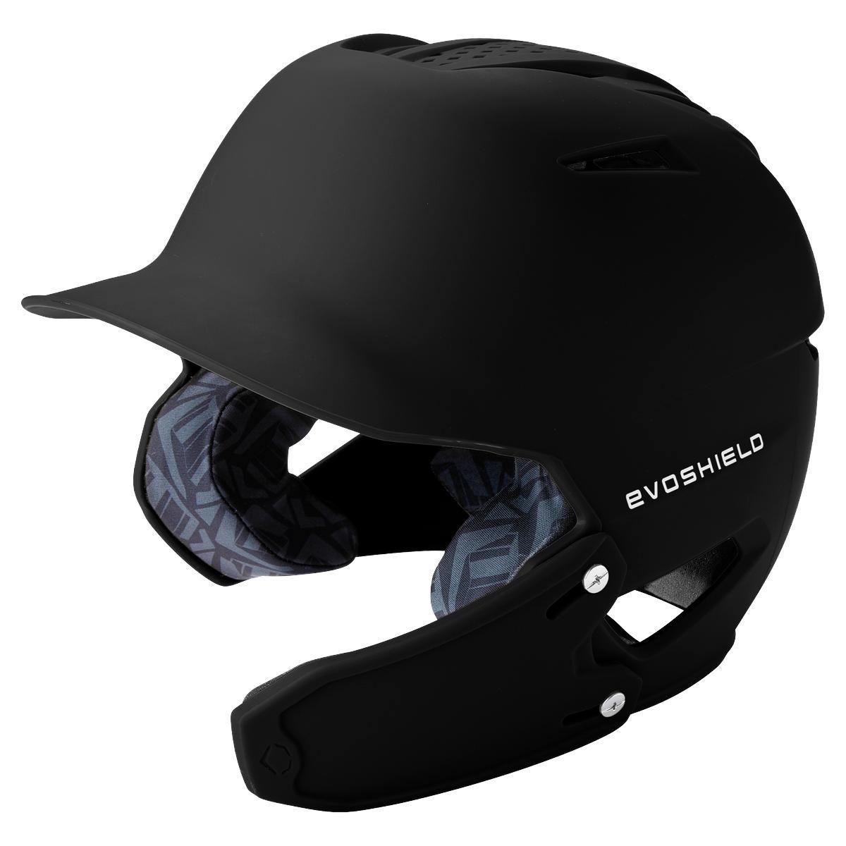 Evoshield XVT 2.0 Matte Batting Helmet with Face Shield black
