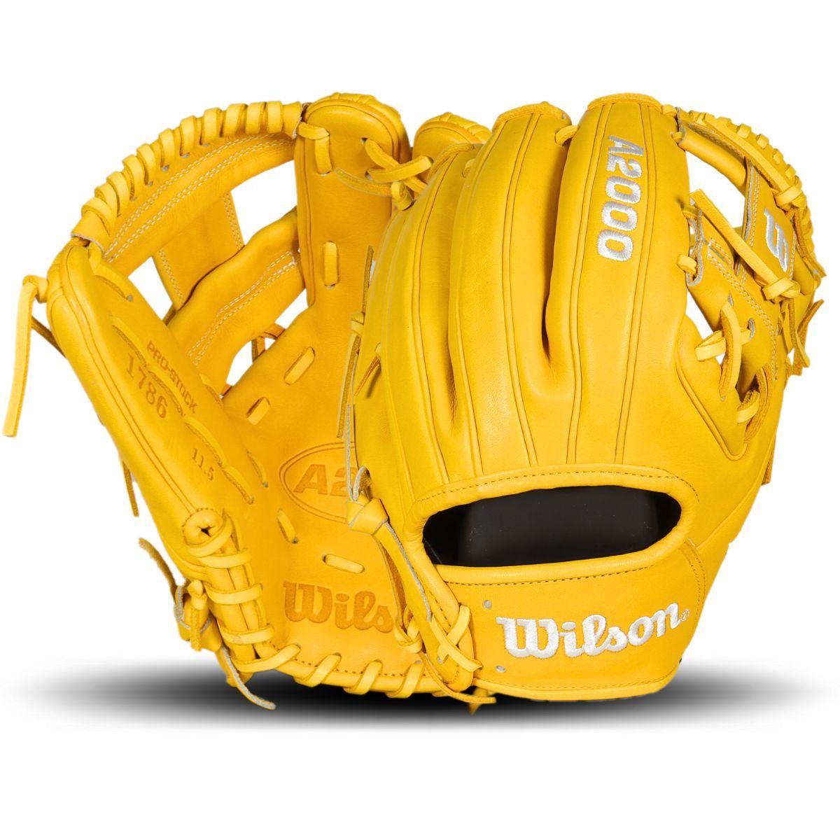 Wilson A2000 1786 Yellow Gold Monochrome 11.5" Infield Glove