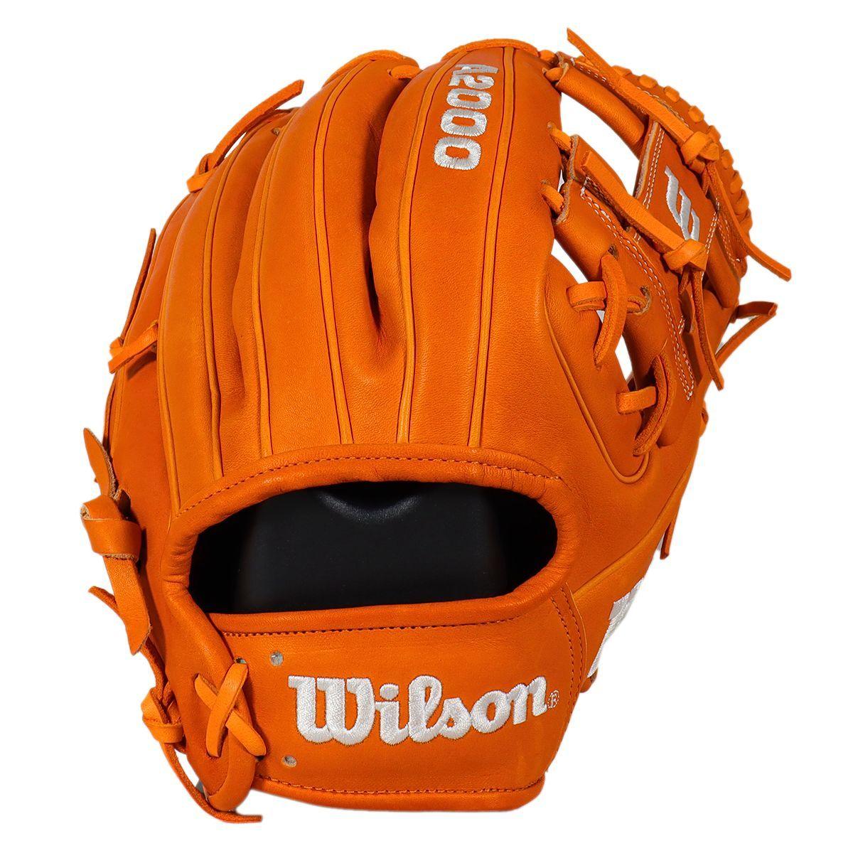 wilson PRO STAFF A2000J 硬式グローブ オレンジ×キャメル Wilson A2000 1786 Orange Tan 11.5