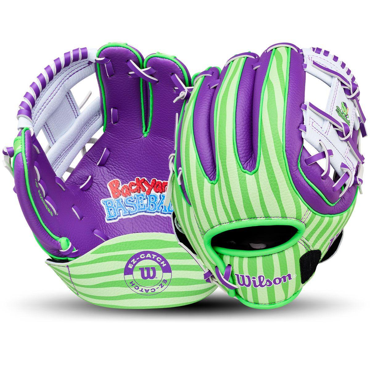 Wilson A200 EZ Catch Backyard Baseball Melonheads 10" Youth Glove