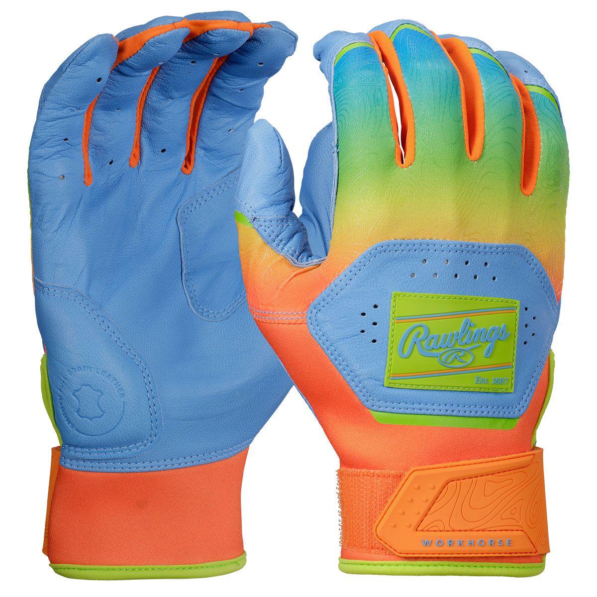 Rawlings Adult Workhorse Funburst Batting Gloves