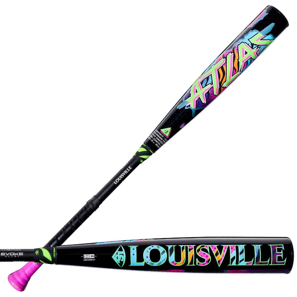 2027 Louisville Slugger Atlas Hybrid Neon Night BBCOR Baseball Bat