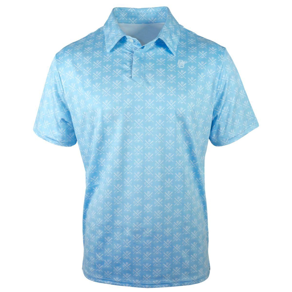Better Baseball x Evoshield Bat Cross Exec Adult Polo Blue