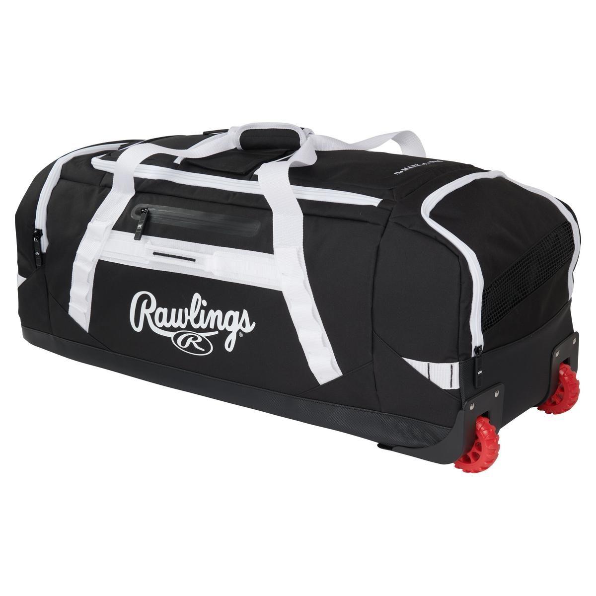 Rawlings YADI2 Equipment Wheeled Bag Black Angled