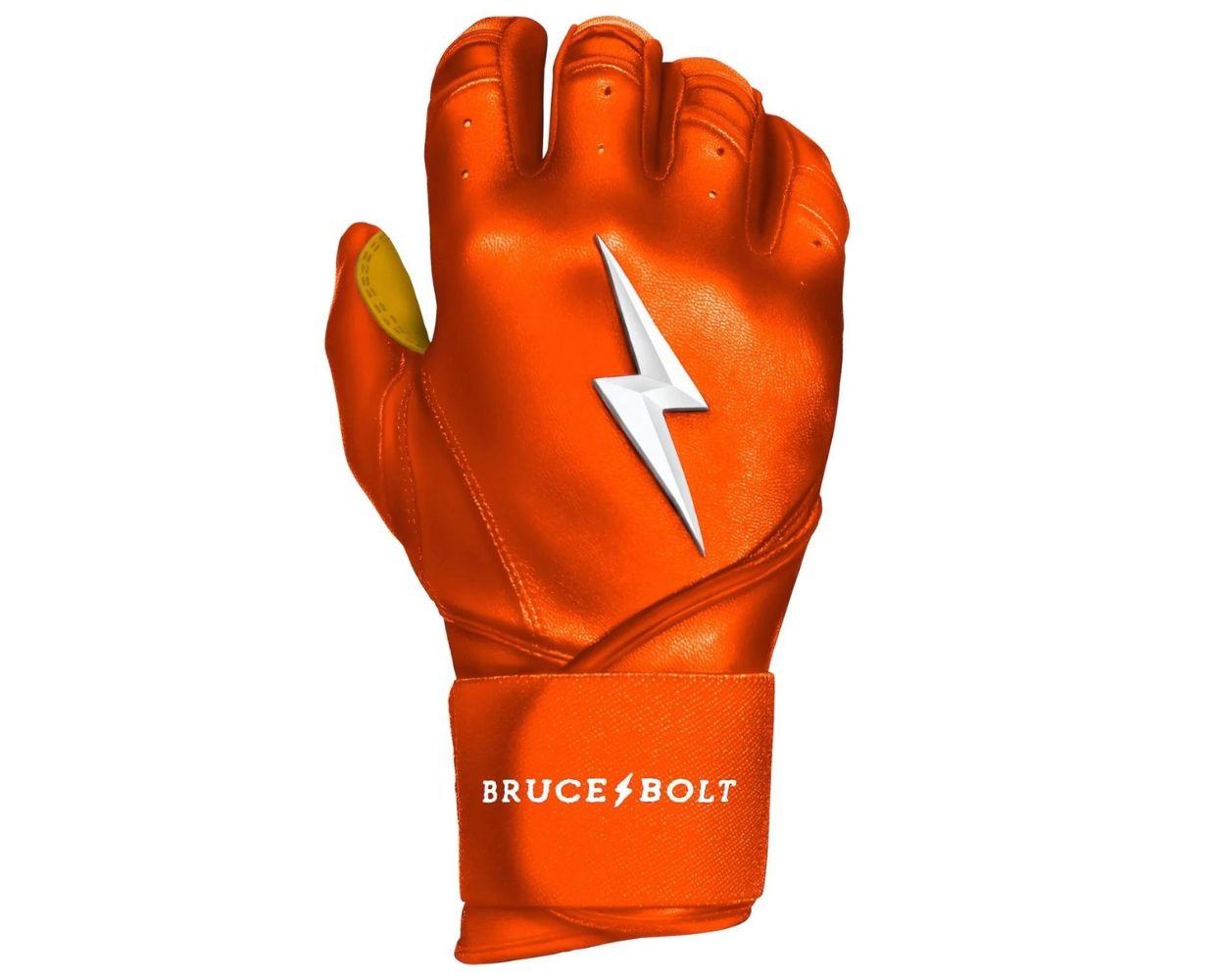 All orange batting store gloves