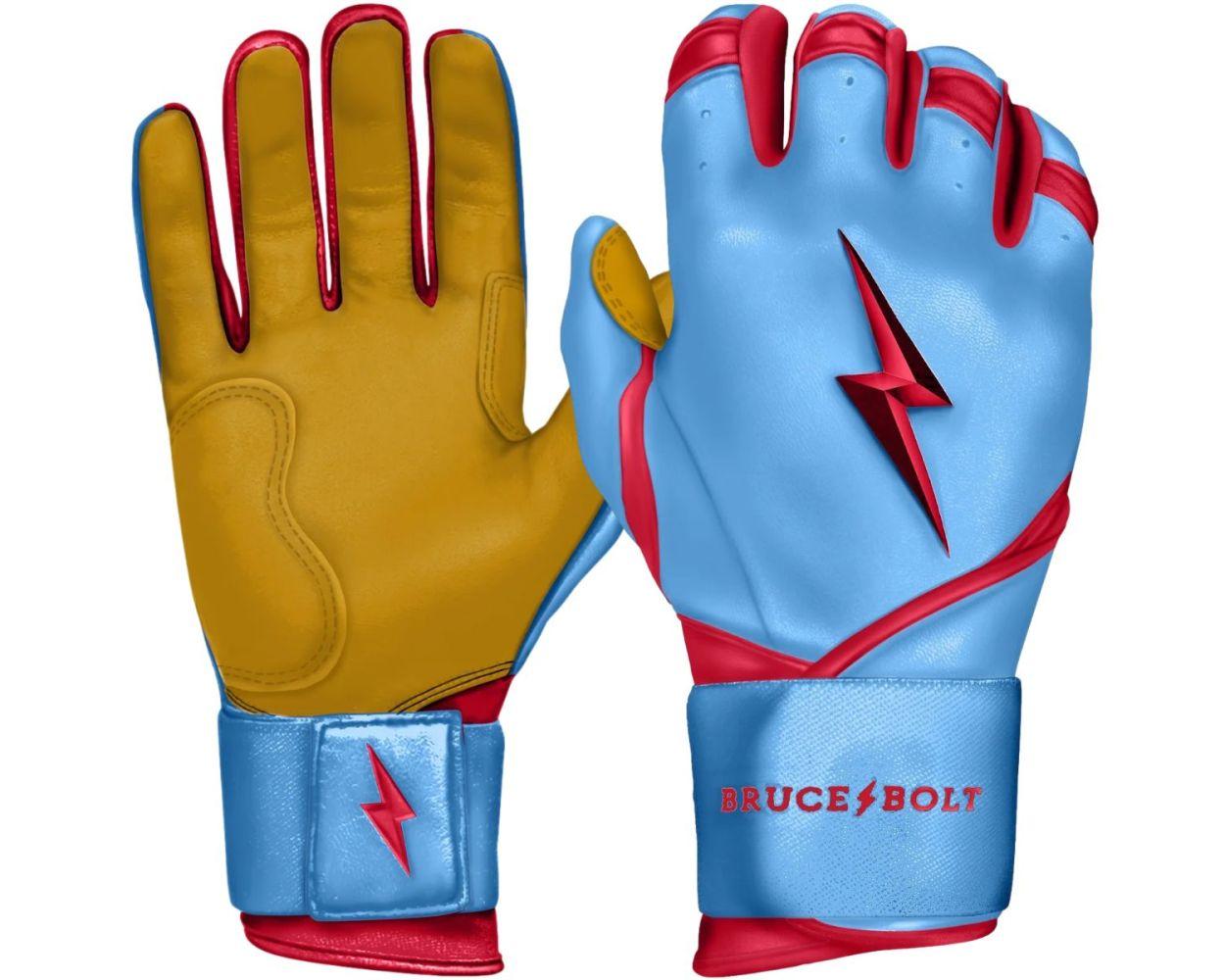 Bruce Bolt Long Cuff Harrison Bader Youth Batting Gloves Better Baseball