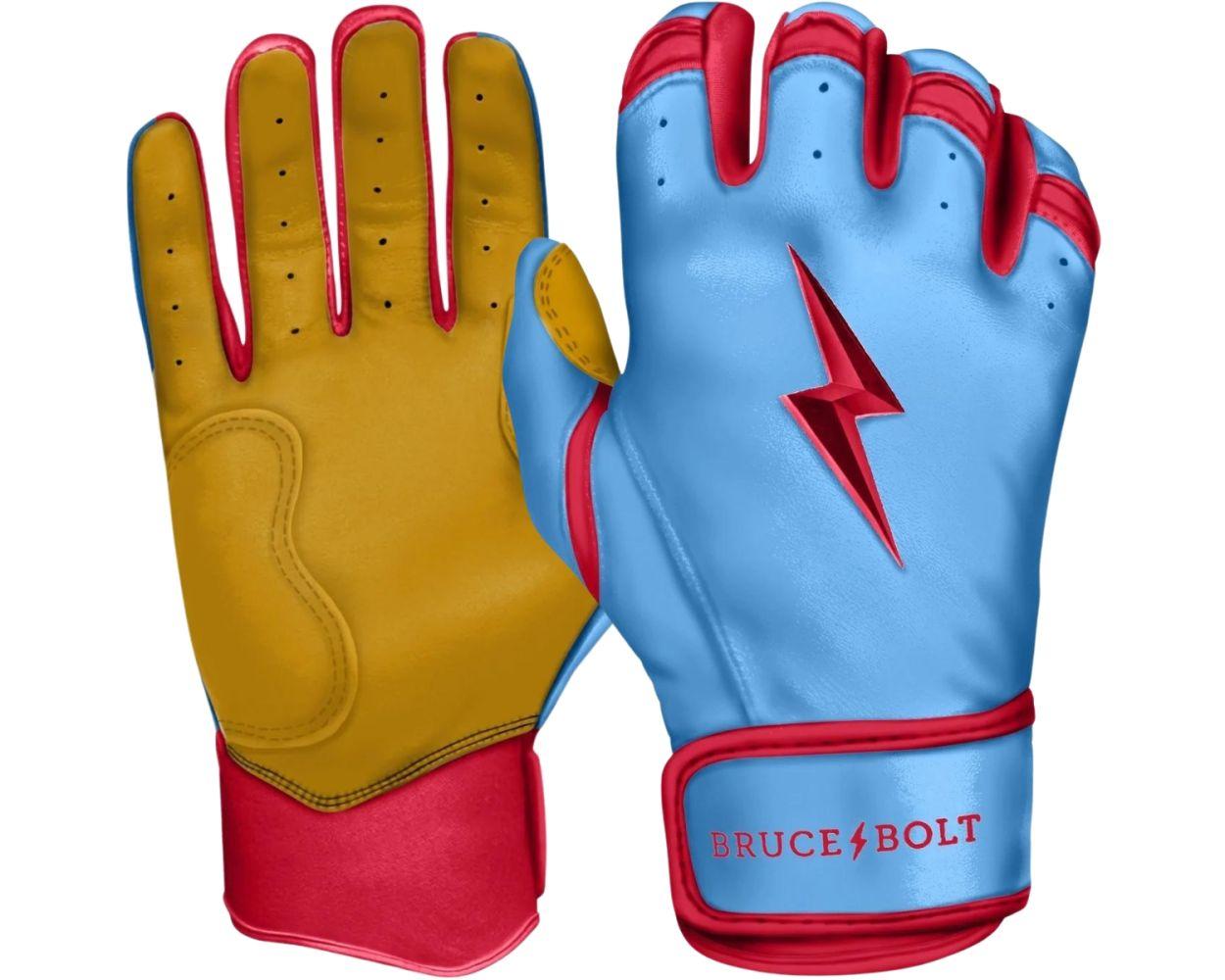 Bruce Bolt Harrison Bader Short Cuff Youth Batting Gloves | Better Baseball