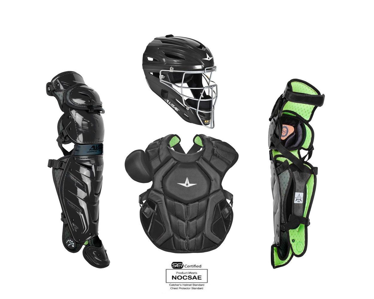 All Star System 7 Catchers Gear Axis Solid, Black