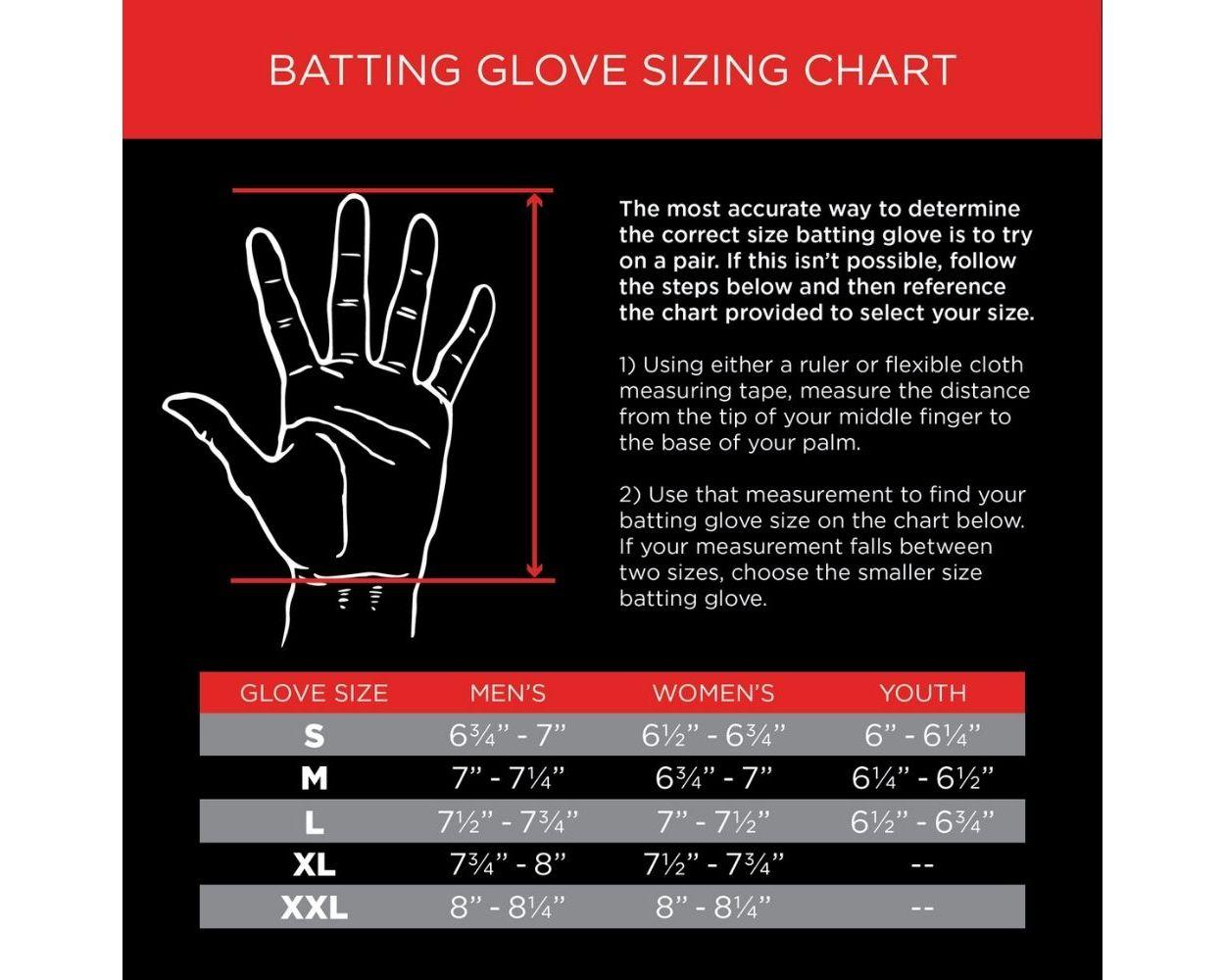 What size batting gloves should i get discount