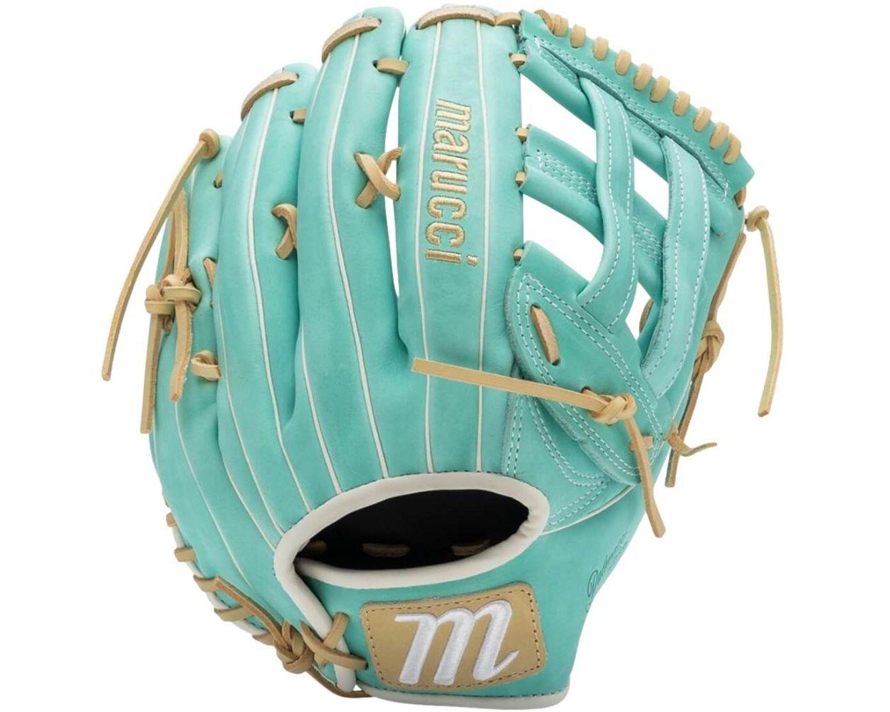 Teal sale softball glove