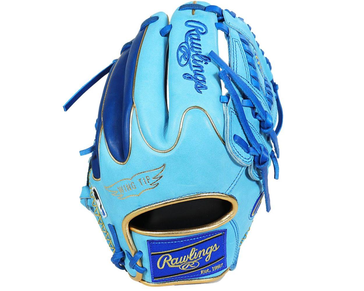 Rawlings Blue Pitcher Glove PROR205W-30RCB Better Baseball Better Baseball