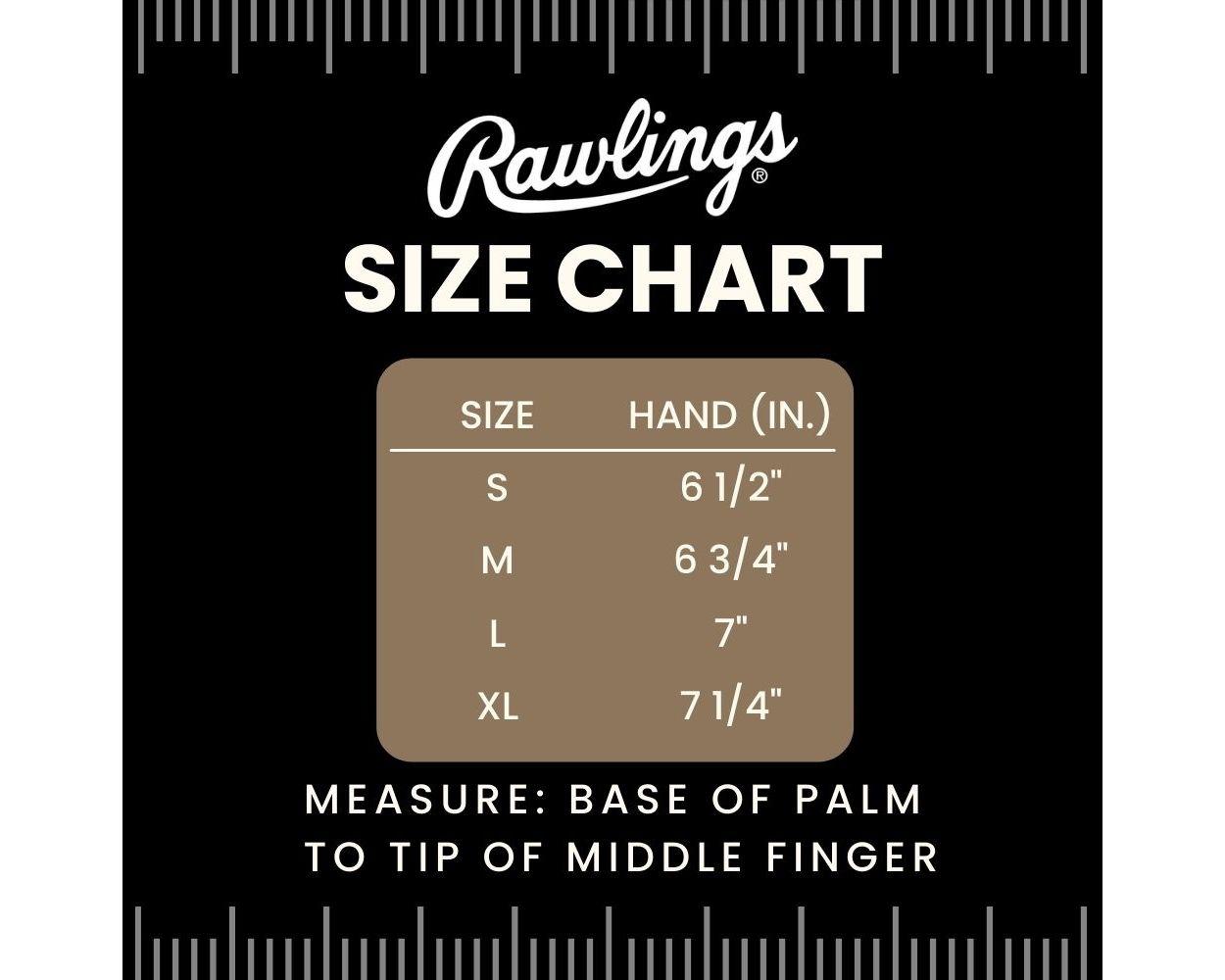 Rawlings - Size Chart 