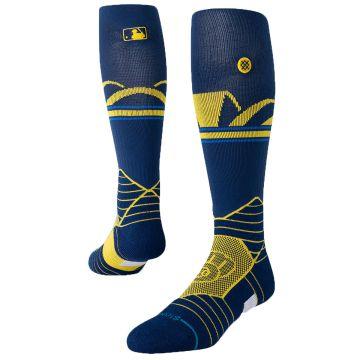 Stance MLB Milwaukee Brewers Arches OTC Socks: A759A24BRE