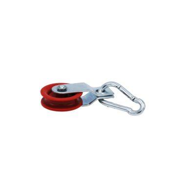 1 3/4" Pulley Split Bracket with Carabiner