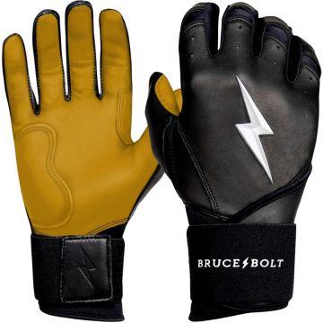Bruce Bolt Batting Gloves Adult Premium Long Cuff