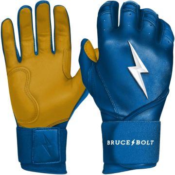 Bruce Bolt Batting Gloves Adult Premium Long Cuff