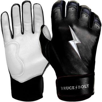 Bruce Bolt Batting Gloves Youth Short Cuff Chrome Series