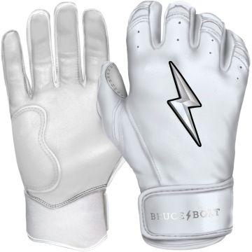 Bruce Bolt Batting Gloves Adult Short Cuff Chrome Series