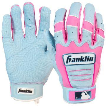 Franklin CFX Pro Custom Carolina Blue/Pink Adult Batting Gloves