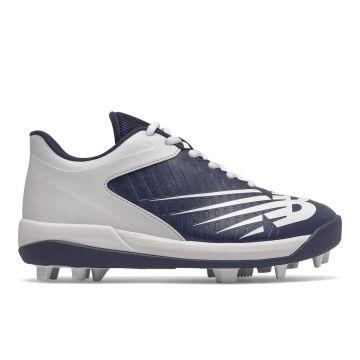 New Balance 4040 v6 Navy/White Youth Baseball Cleat