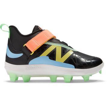 New Balance Lindor 2 Black Youth Molded Cleats: JLINDBK2