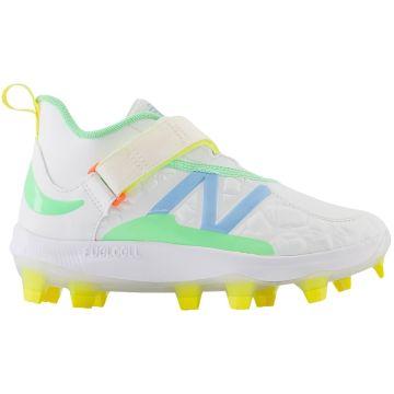 New Balance FuelCell Lindor 2 Youth Grey Molded Cleat: JLINDTW2