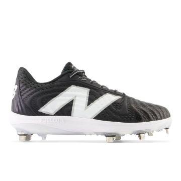 New Balance L4040v7 Black Metal Cleats: L4040BK7