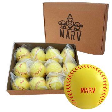 Marv Softball Foam Pitching Machine Balls