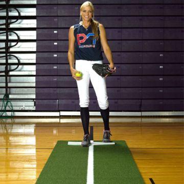 Jennie Finch MP2036 Softball Pitching Mat With Powerline