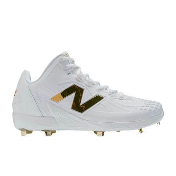 New Balance Ohtani Fuelcell White Metal Cleats