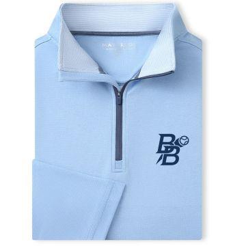 Pennant Pullover Light Blue Quarter Zip