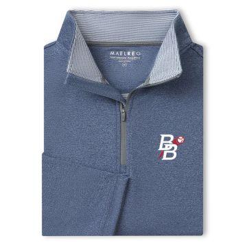 Pennant Pullover Navy Quarter Zip