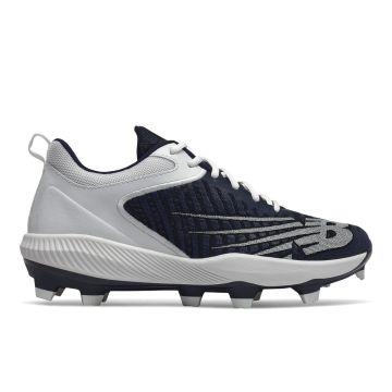 New Balance 4040v6 Navy Molded Baseball Cleats