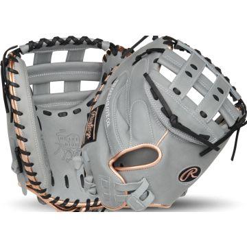 Rawlings Heart of the Hide 33" Fastpitch Catcher Mitt: PROCM33FP-24G