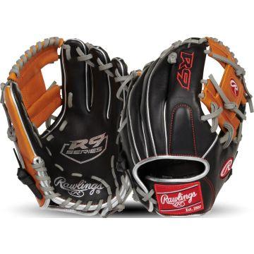 Rawlings R9 Contour Series 11.25" Baseball Glove: R91125U-2BT