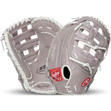 Rawlings R9 12.5" Fastpitch First Base Mitt: R9SBFBM-17G