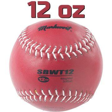 Markwort SBWT12 12 Inch 12oz Weighted Softball