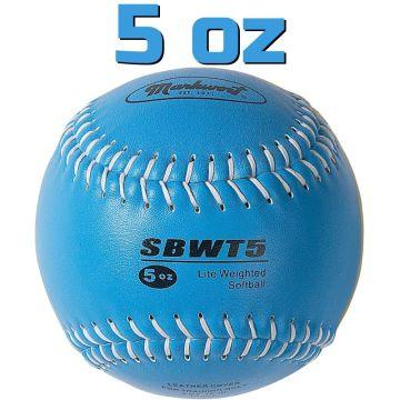 Markwort SBWT5 12 Inch 5 oz Weighted Softball