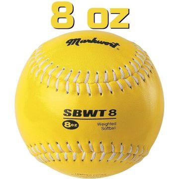 Markwort SBWT8 12 Inch 8 oz Weighted Softball