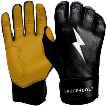 Bruce Bolt Batting Gloves Short Cuff Premium Pro